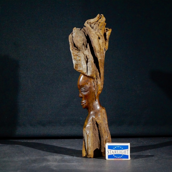 African carved figure in wood
