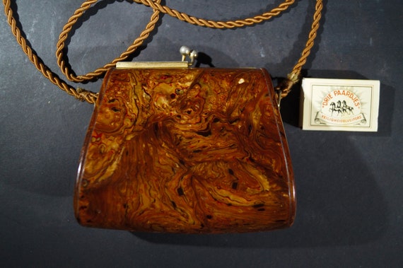 USA ladies handbag Wilardy Lucite Tortoise