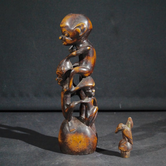 African carved figure in wood
