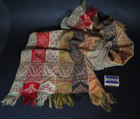 Handwoven scarf or wall decoration