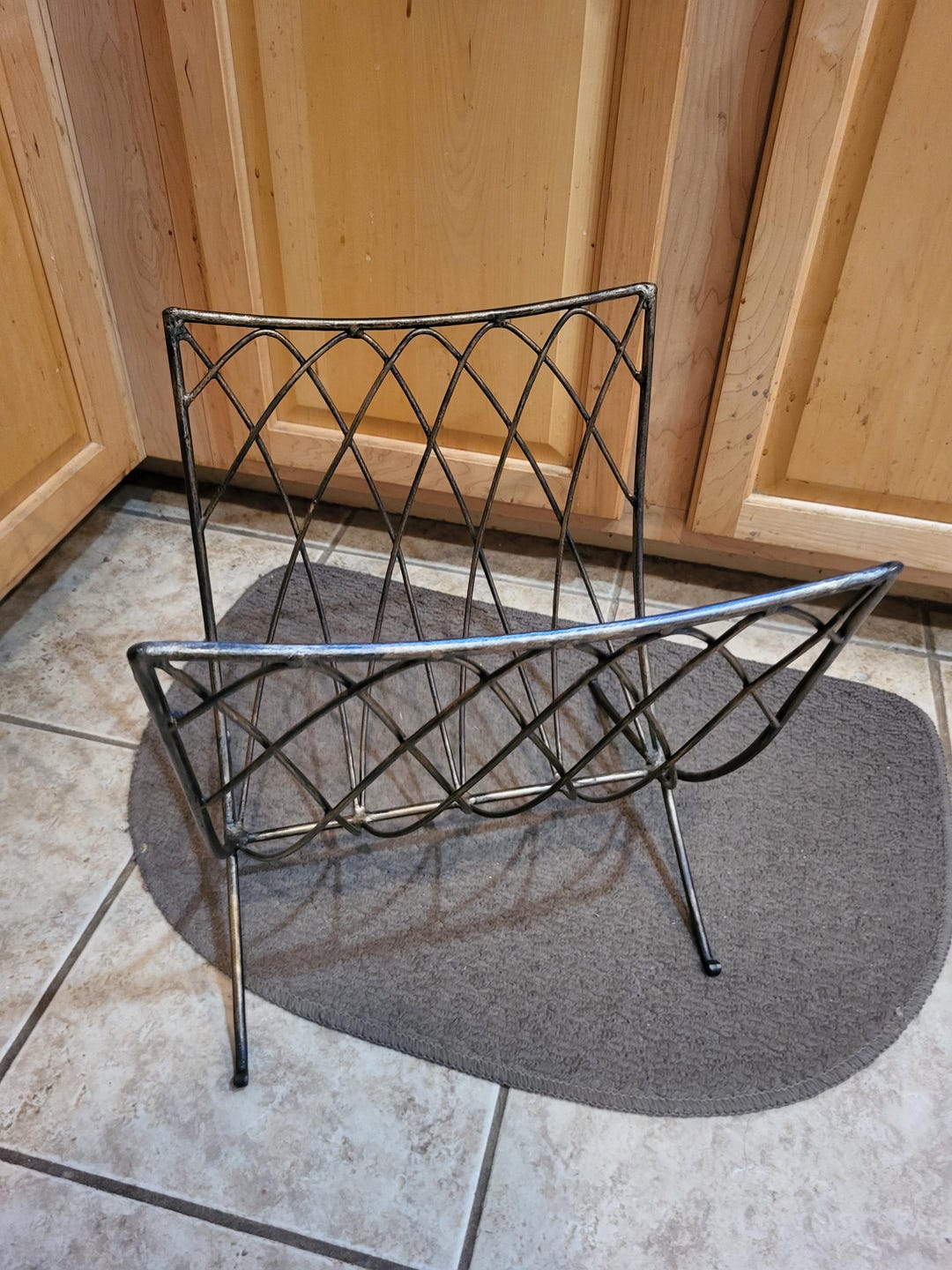 Mmaterial Magazine Rack MCM Metal Magazine Rack - Etsy