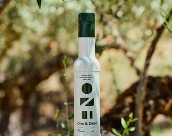 Aceite de oliva virgen extra galardonado / 100 % Koroneiki / Aceite de oliva griego de Mesenia, prensado en frío y recogido a mano / 500 ml