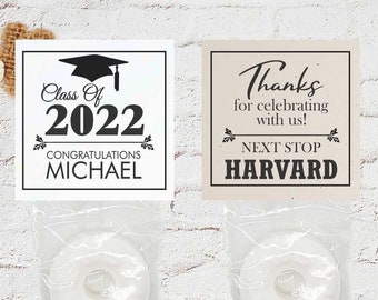 Personalized Graduation Mints: DIY Party Favors, Tags Only