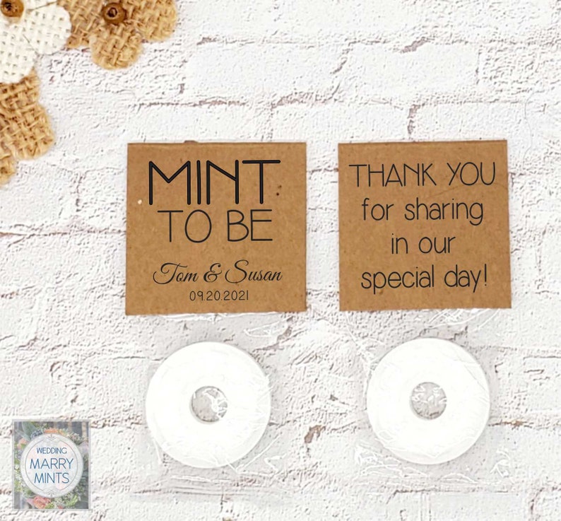 25 Wedding Mints Custom Mints Wedding Favors Personalized Etsy