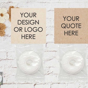 Custom Wedding Mints: Personalized Kraft Bags, Your Logo