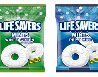 Individual Lifesaver Mints for Custom Tag Order