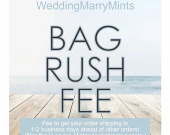 Rush Fee for orders to go out next business day.