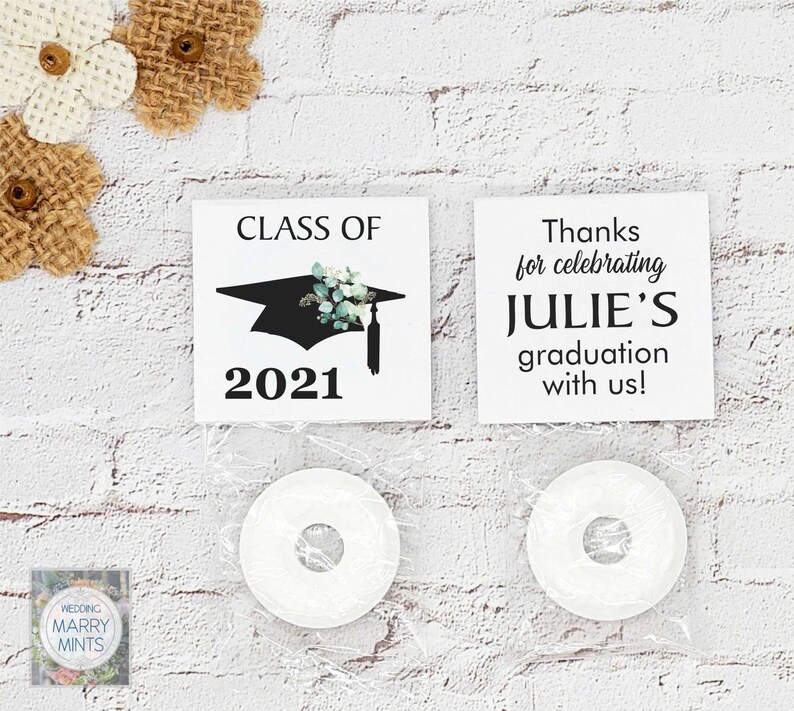 Graduation Mints, Graduation Favors, Commencement Mint, Graduation