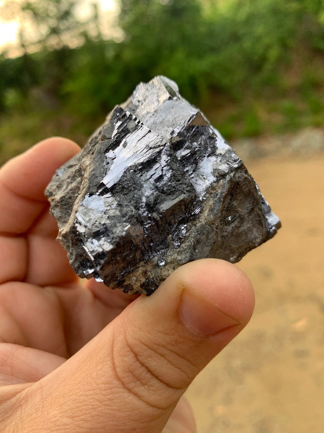 Etched Galena Lead Silver Ore Namibia Mineral Specimen GA001 Etsy