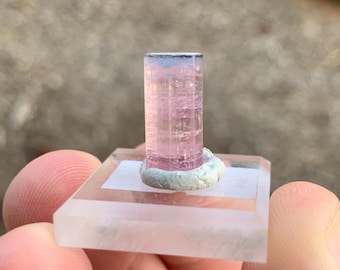 Purple Cap Paprok Afganistan Tourmaline Mineral Specimen