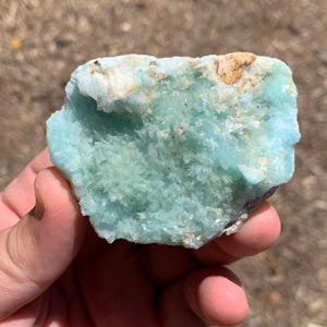 Blue Aragonite China Mineral Specimen