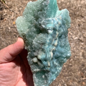 Blue Aragonite China Mineral Specimen