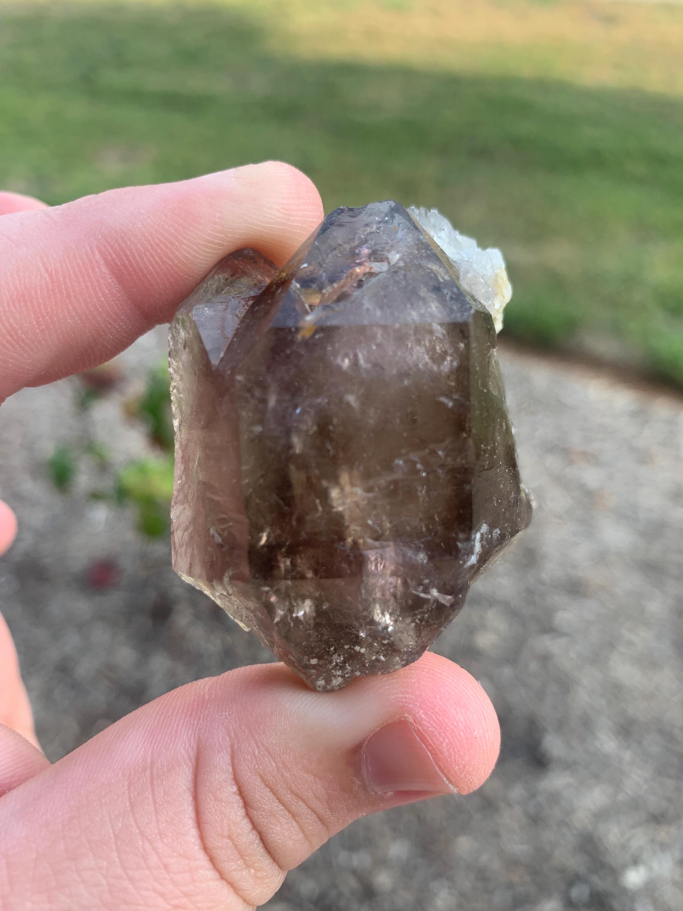 Smoky Quartz Terminated Crystal Hallelujah Junction California USA Mineral Specimen
