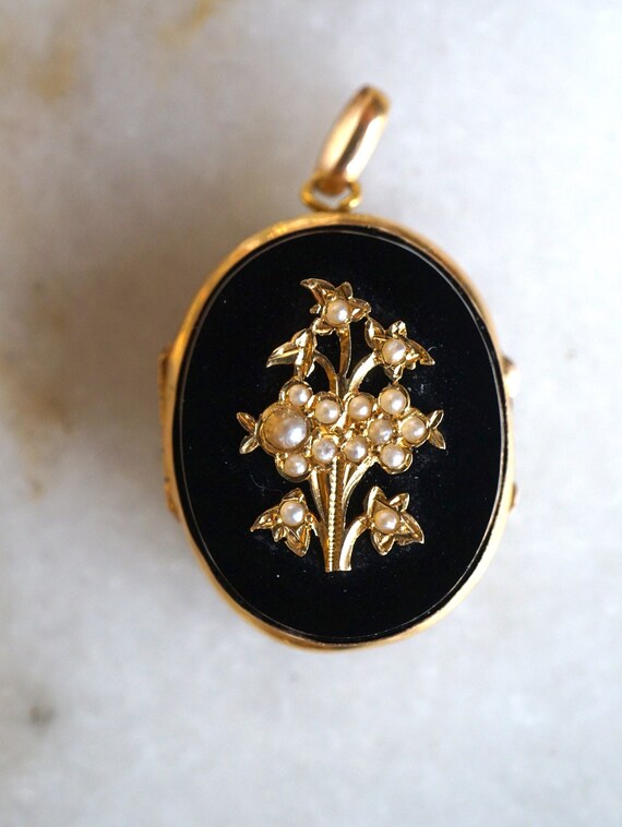 Médaillon Broche-pendentif Ancien - Bijou Antique, Occasion, Origine France, Pièce Unique