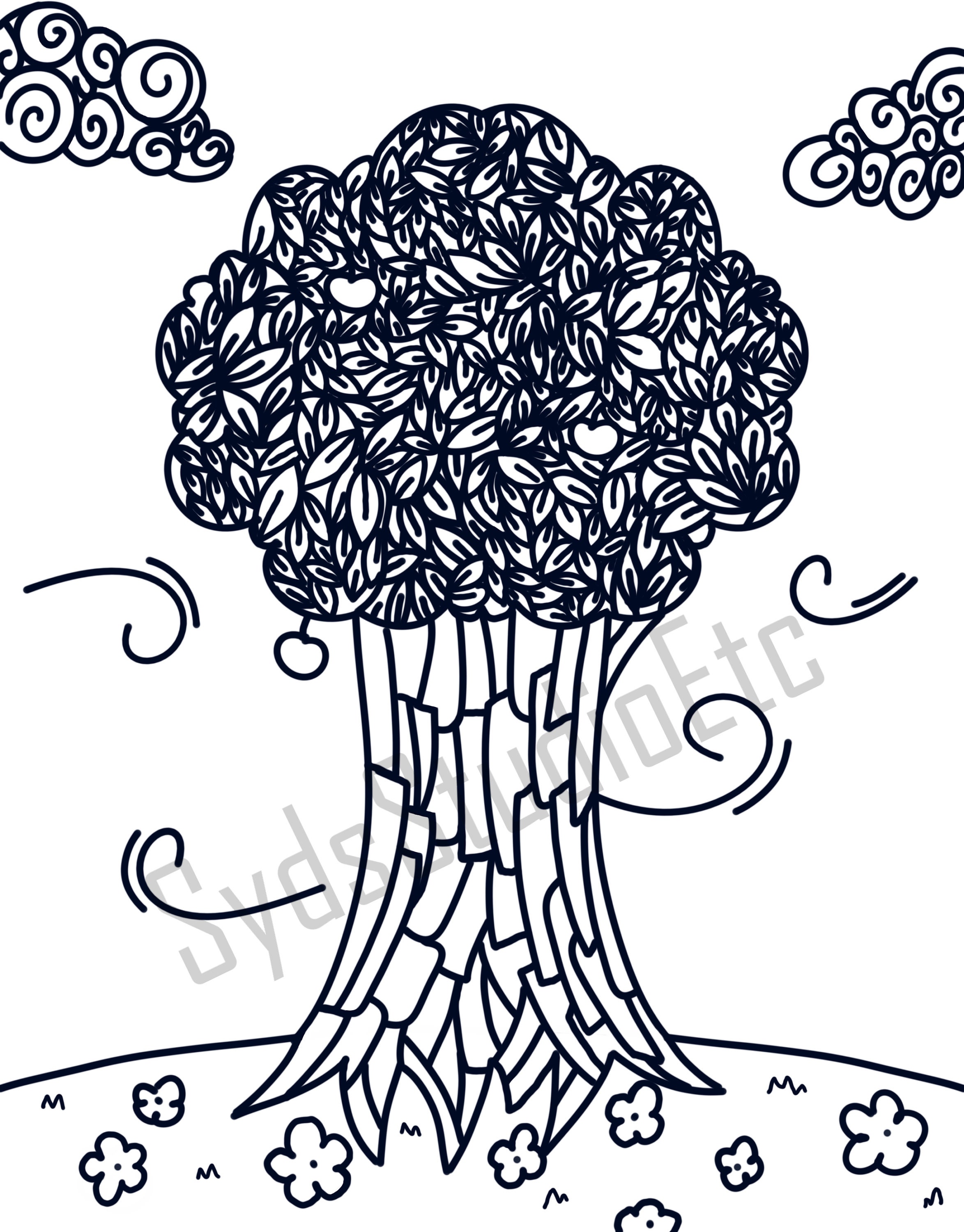 Coloring Pages Nature Adult Coloring Page Printable Fall Back to School