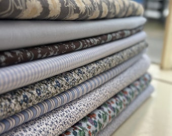 100% Cotton, Made In Italy – for Shirts (Various Patterns)