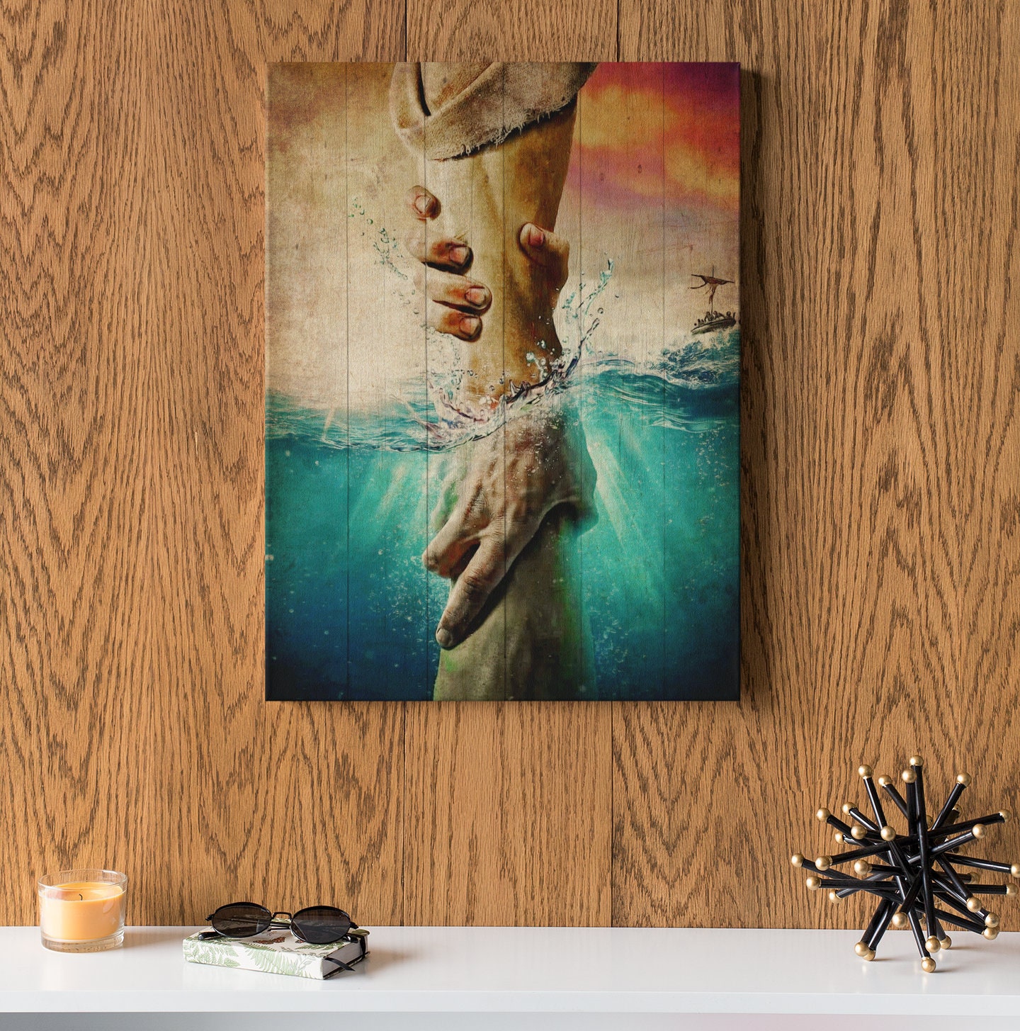 Jesus Canvas Hand Of God Canvas God Canvas Gift Canvas Etsy