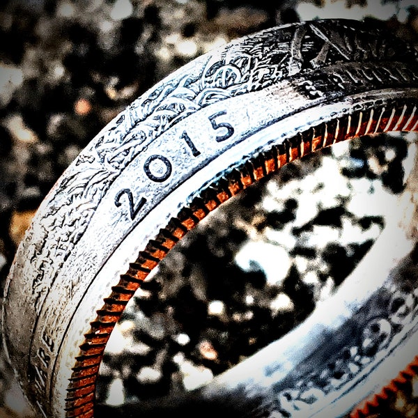 Silver Coin Ring - Etsy