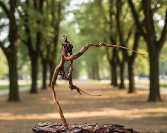 Natural Root Sculpture: Abstract Wood Art, Fantasy Decor