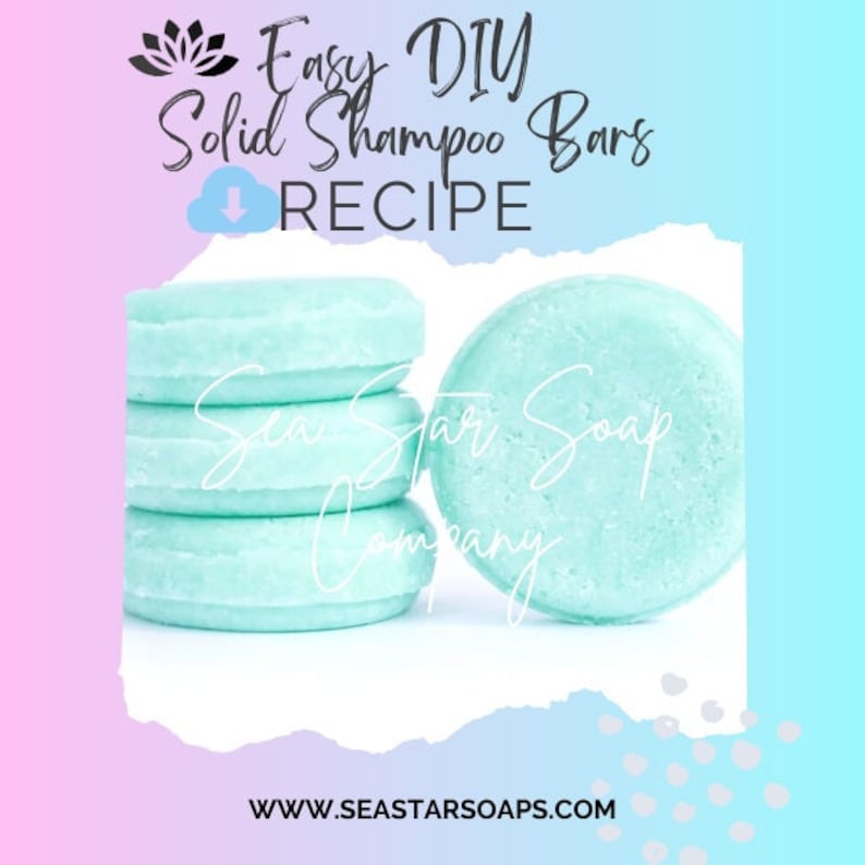 Shampoo Bar Recipe DIY Solid Shampoo Bar Recipe Make Solid Shampoo Bars
