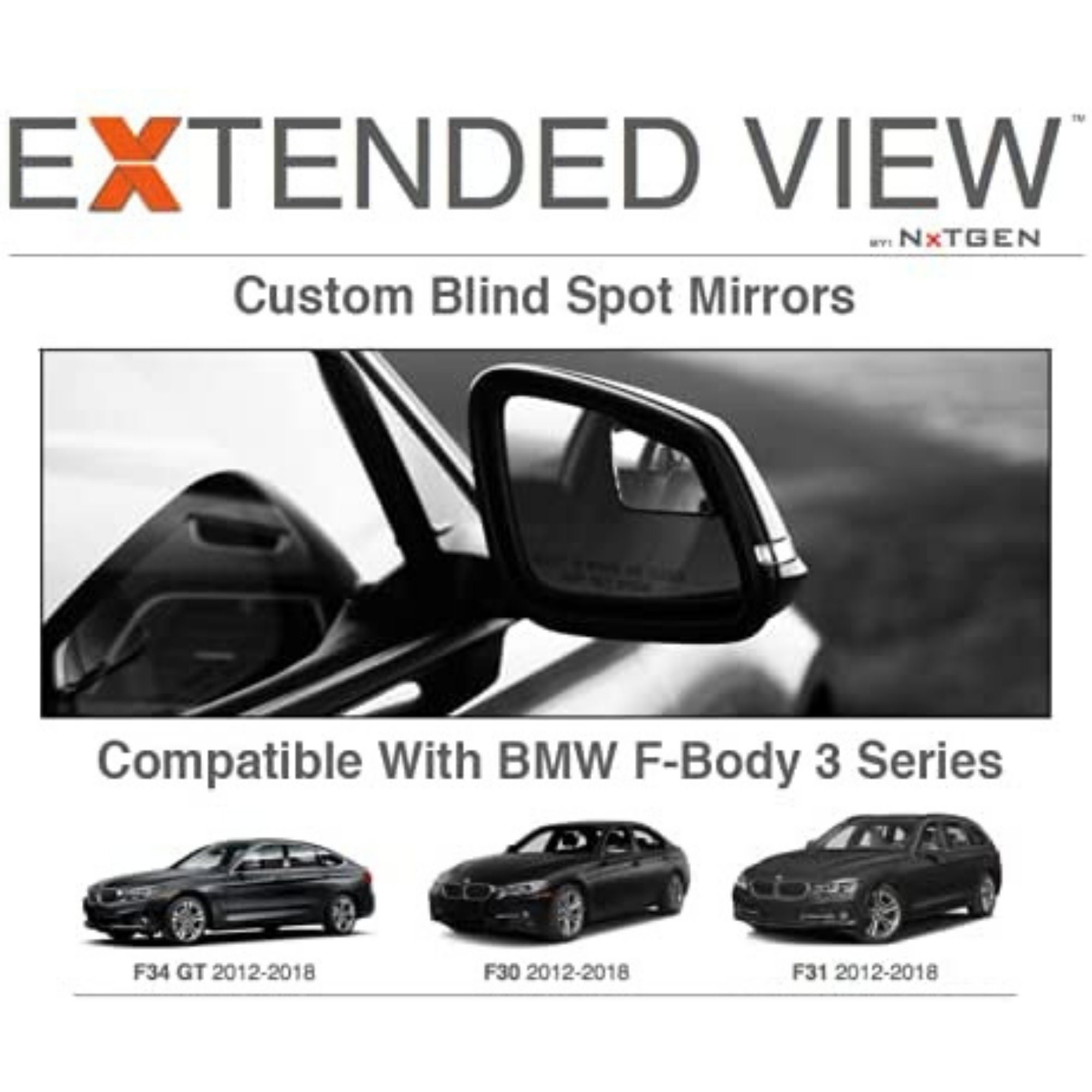 BMW 3 Series F34 GT Extended View™ - NXTGEN Automotive