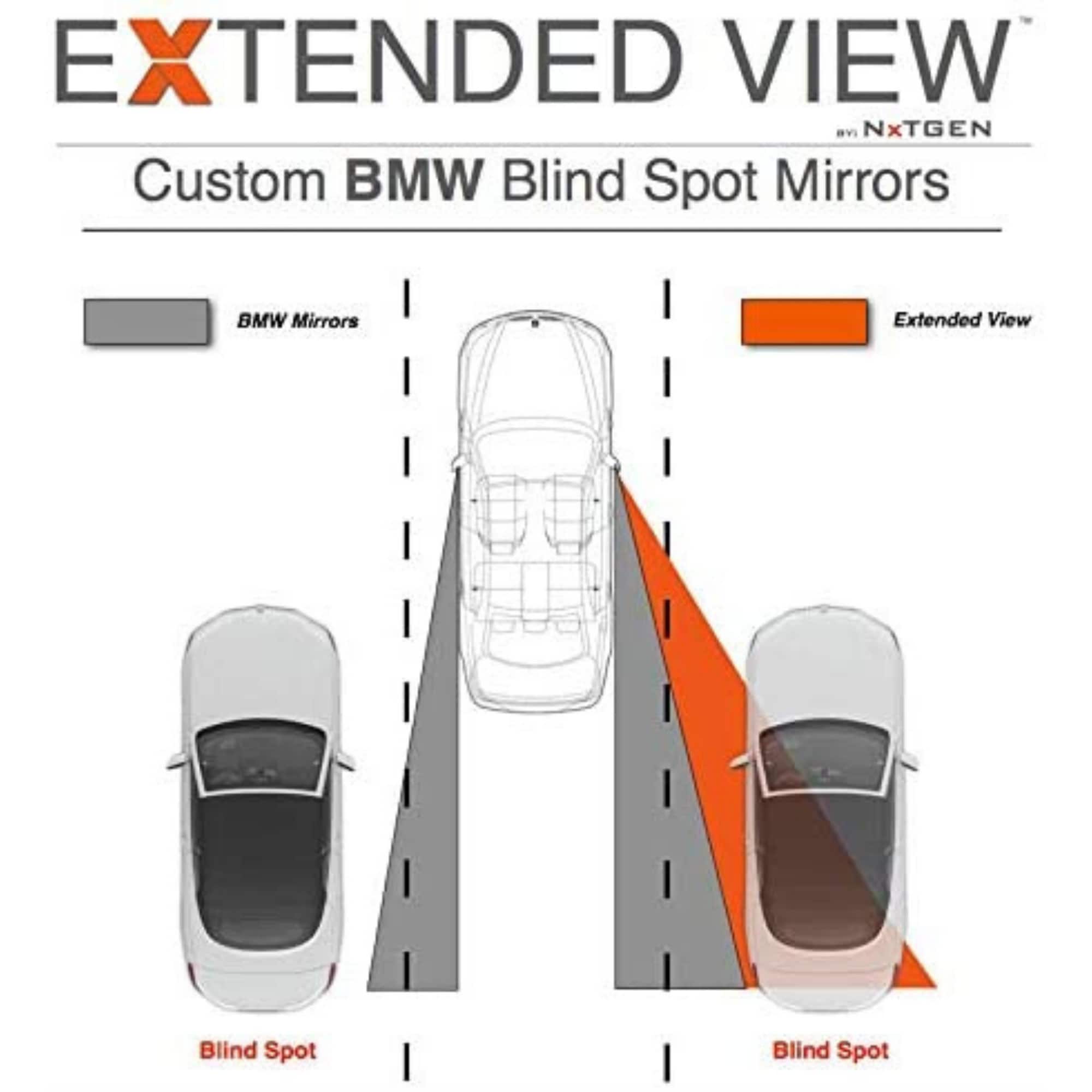 Toter Winkel Spiegel Kompatibel mit BMW X2 F39 Extended View - .de