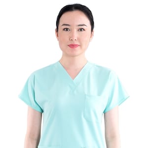 Mint Green Nurse Scrub Top Only, Medical Uniform,Personalized Nurse Dress, Doctor Surgeon Patient Care Uniform,LVN LPN EMT, BU1012LV