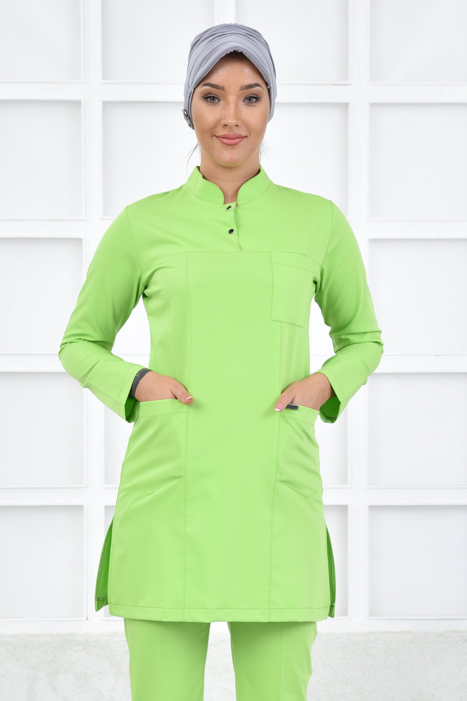 Scrub Top Only Pistachio Green Dietitian Uniform Scrub | Etsy