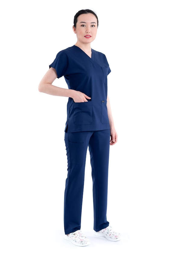 blue dress nurse Halyard Patient Exam Gowns Blue Disposable — Mountainside Medical