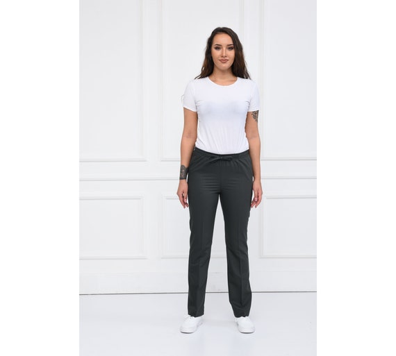 Nurse Doctor Scrubs Bottom Dark Grey 