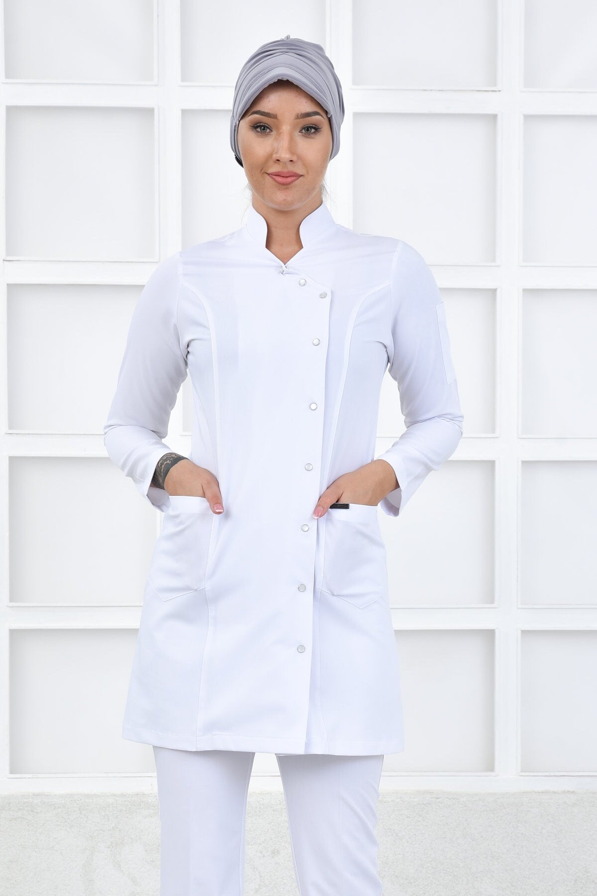 white nurse dress