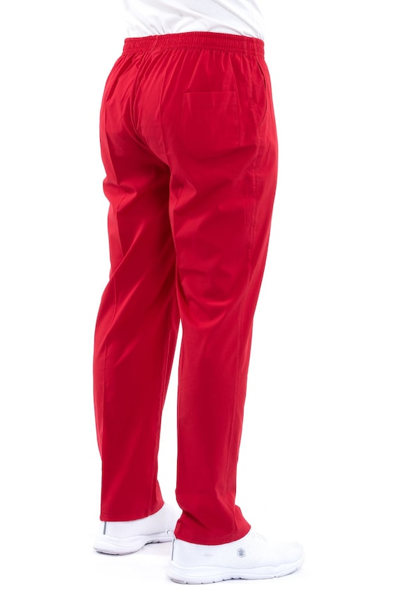 Men's Red Scrub Pants Only, Lightweight Nurse Uniform Pants, Terry Cotton  Uniform, Medical Doctor Dentist Scrub Bottoms, EP1214TC - Etsy