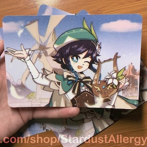 Venti 90s Anime Style Postcard/A6 Art Print
