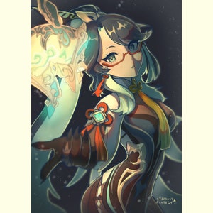 Xianyun Print A5 Cloud Retainer Art Print
