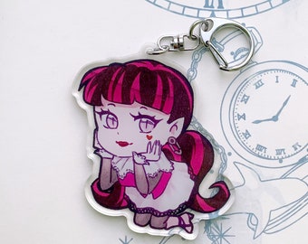 Draculaura Monster High Acrylic Keychain