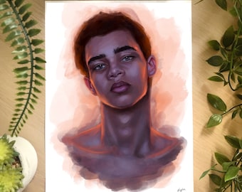 Painting Print | A4 Print | Digital Art | Poster | Portrait