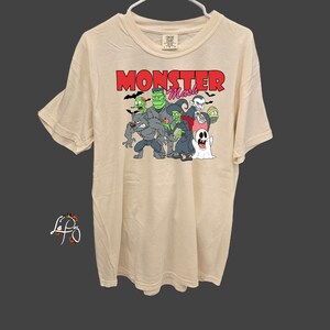 monster mash Halloween shirt ivory