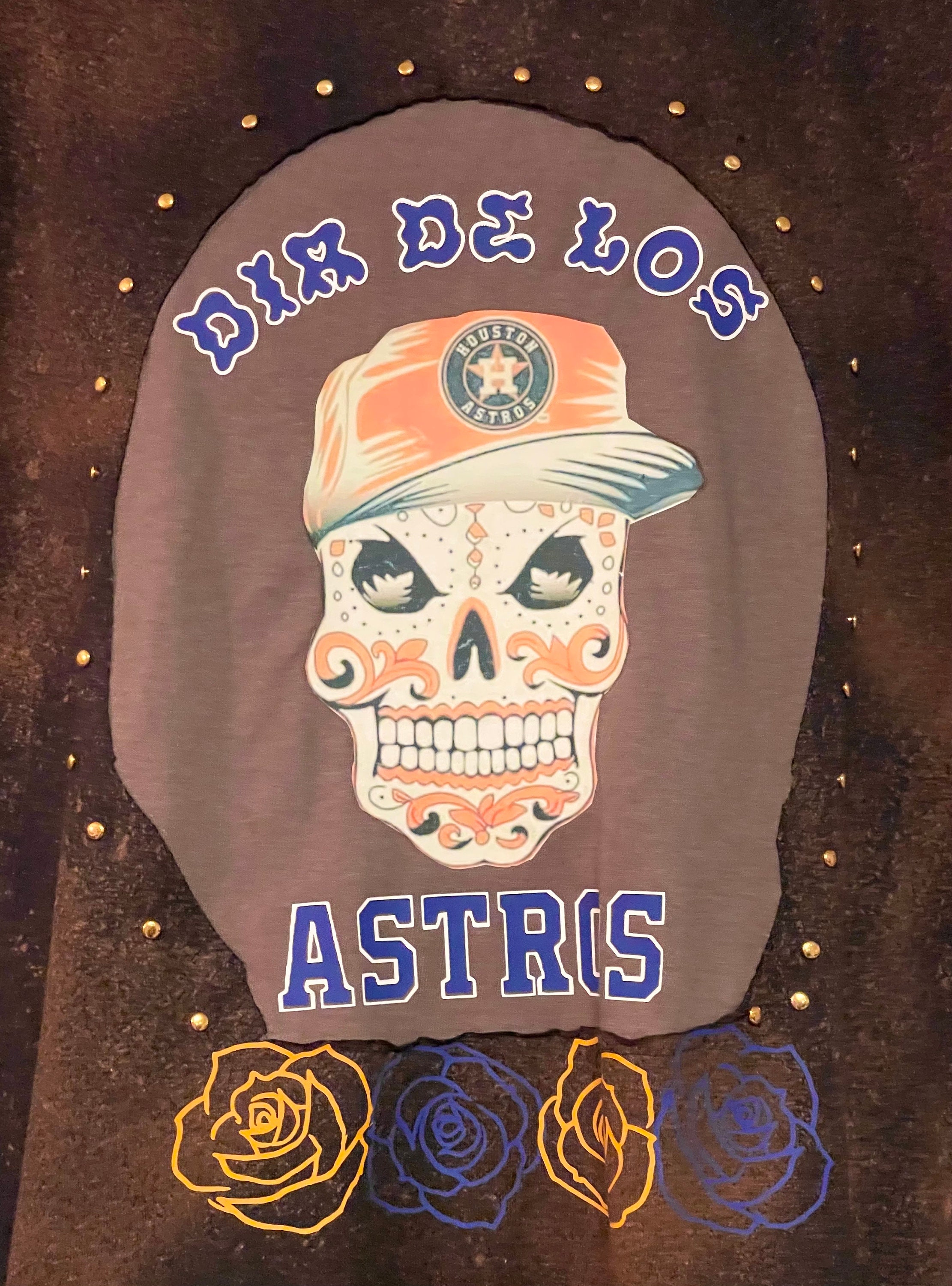 LaPazBoutique512 Dia de Los Astros Sugar Skull Calavera Tshirt