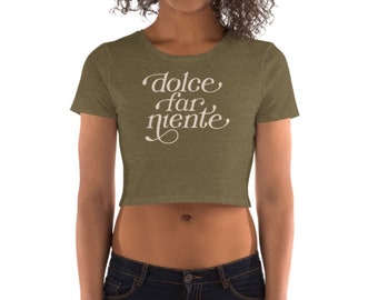 T-SHIRT DOLCE FAR NIENTE BIANCO main image 1