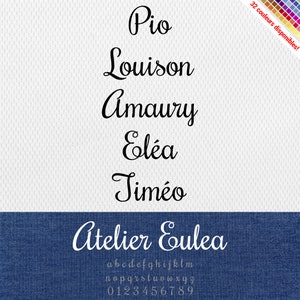 Flex Personalized Thermo-Adhesive - First name, date and other personalized texts