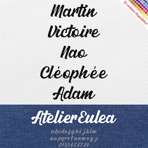 Flex Personalized Thermo-Adhesive - First name, date and other personalized texts