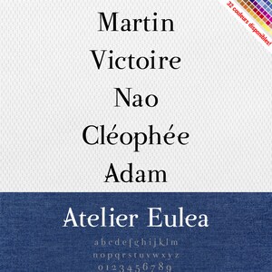 Flex Personalized Thermo-Adhesive - First name, date and other personalized texts