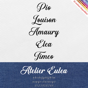 Flex Personalized Thermo-Adhesive - First name, date and other personalized texts