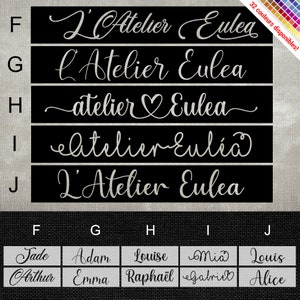 Flex Personalized Sticker - First name, date and other personalized texts