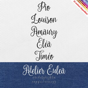 Flex Personalized Thermo-Adhesive - First name, date and other personalized texts
