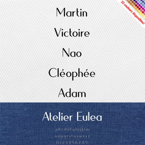 Flex Personalized Thermo-Adhesive - First name, date and other personalized texts