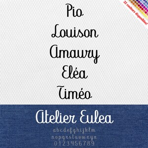 Flex Personalized Thermo-Adhesive - First name, date and other personalized texts
