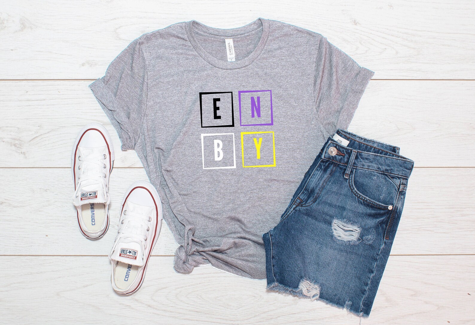 ENBY Pride Shirt Non-Binary Shirt Non Binary Flag Shirt | Etsy