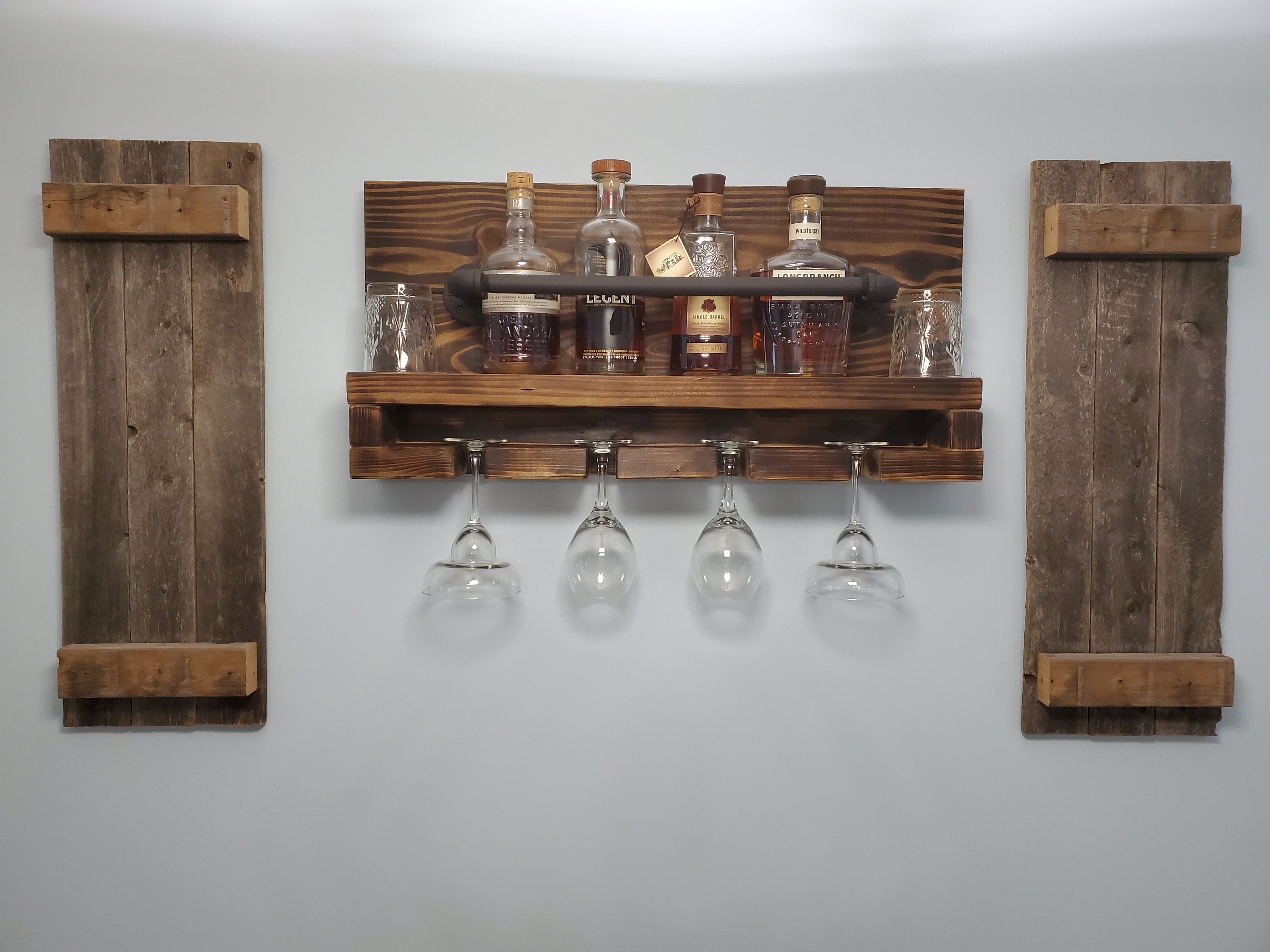Bar Liquor Shelf Etsy