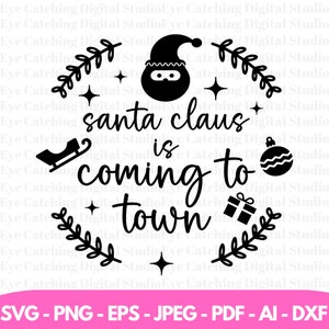Père Noël SVG, Noël religieux SVG, Christ SVG, Noël Clipart, signe de ferme de Noël, Vacances Svg, Cut File Cricut